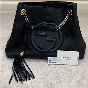Gucci Soho Fringe Tassel Tote